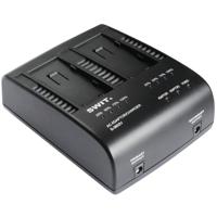 JVC AA-S3602 dual battery charger voor BN-VC826G - thumbnail