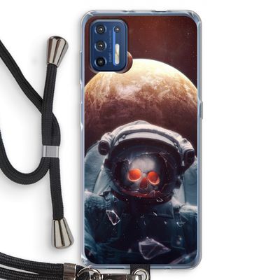 Voyager: Motorola Moto G9 Plus Transparant Hoesje met koord