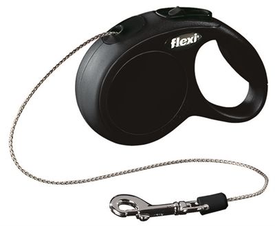 Flexi rollijn cord zwart