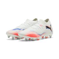 PUMA Future 8 Match IJzeren-Nop Voetbalschoenen (SG) Wit Felrood Blauw