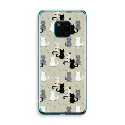 Katten: Huawei Mate 20 Pro Transparant Hoesje