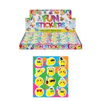 Uitdeelcadeautjes - Fun Stickers - Model: Smiley's in Display (120 - thumbnail