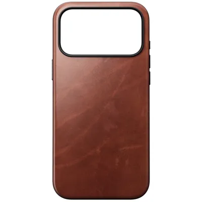Nomad Horween Modern lederen hoesje iPhone 17 Pro Max - Olde Dublin