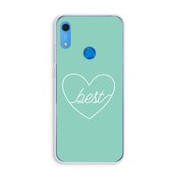 Best heart pastel: Huawei Y6s Transparant Hoesje