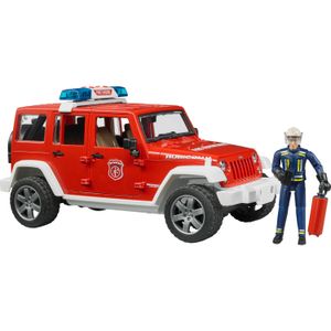 bruder Jeep Wrangler Unlimited Rubicon brandweerauto modelvoertuig 02528