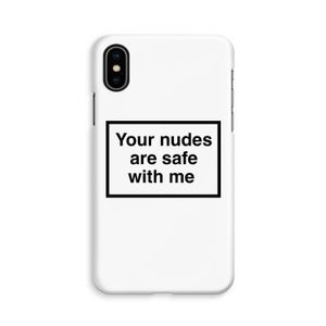 Safe with me: iPhone X Volledig Geprint Hoesje