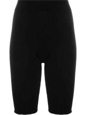 Fabiana Filippi bermuda à taille haute - Noir