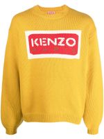 Kenzo pull en maille intarsia - Jaune - thumbnail