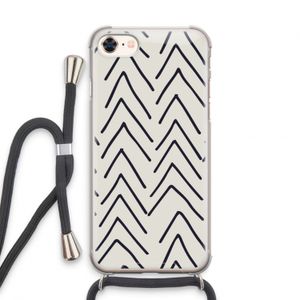 Marrakech Arrows: iPhone 8 Transparant Hoesje met koord