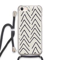 Marrakech Arrows: iPhone 8 Transparant Hoesje met koord