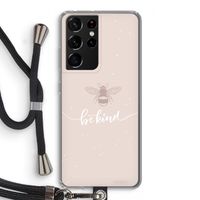 Be(e) kind: Samsung Galaxy S21 Ultra Transparant Hoesje met koord