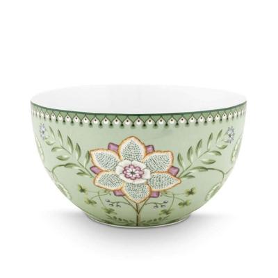 Kom Lily & Lotus Groen Bloem 18cm