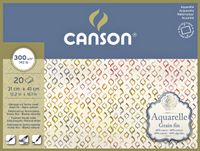 Aquarelblok Canson 31x41cm 20V 300gr fijn gelijmd - thumbnail