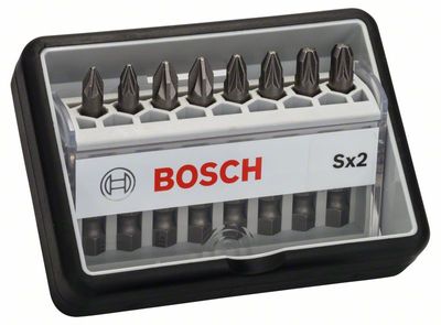 Bosch Accessoires 8-delige Robust Line bitset Sx Extra Hard 49 mm, 8delig - 2607002557