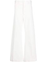 Polo Ralph Lauren pantalon palazzo à taille haute - Blanc