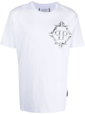 Philipp Plein t-shirt en coton à imprimé graphique - Blanc