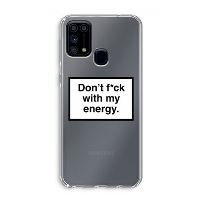 My energy: Samsung Galaxy M31 Transparant Hoesje