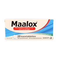 Maalox Kauwtabletten 200/400mg 20 Kauwtabletten