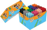 Kleurstift Bic Kids Ecolutions Visacolor XL Schoolbox 144 stuks assorti