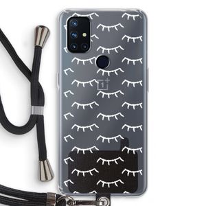 Wimpers: OnePlus Nord N10 5G Transparant Hoesje met koord