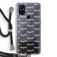 Wimpers: OnePlus Nord N10 5G Transparant Hoesje met koord