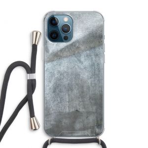 Grey Stone: iPhone 12 Pro Max Transparant Hoesje met koord