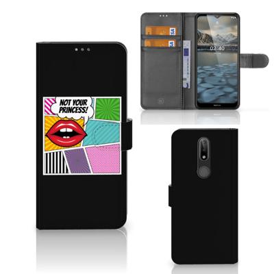 Nokia 2.4 | Wallet Case | met Pasjes | Popart Princess Nokia 2.4 | Wallet Case | met Pasjes | Popart Princess
