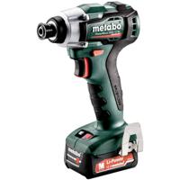 Metabo PowerMaxx SSD 12 BL 601115500 Accu-slagmoersleutel 12 V Aantal meegeleverde accus: 2 2 Ah Li-ion