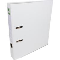Q-CONNECT ordner, voor ft A4, uit PP en papier, met beschermrand, rug van 5 cm, wit