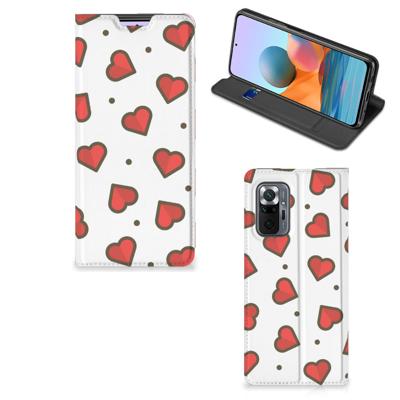 Xiaomi Redmi Note 10 Pro | Hoesje met Magneet | Hearts