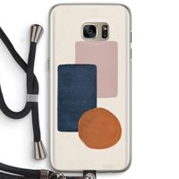 Geo #3: Samsung Galaxy S7 Edge Transparant Hoesje met koord