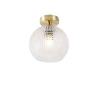 QAZQA Smart Art Deco plafondlamp messing incl. Wifi A60 - Sphere - thumbnail