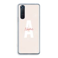 Strawberry Milkshake: Sony Xperia 5 II Transparant Hoesje