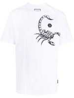 Philipp Plein t-shirt imprimé Scorpion à manches courtes - Blanc