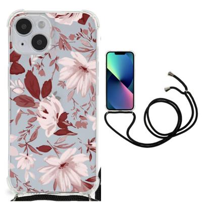 Back Cover iPhone 14 Watercolor Flowers Back Cover iPhone 14 Watercolor Flowers