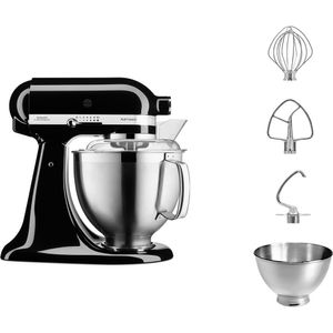 KitchenAid Artisan 5KSM185PS keukenmachine 300 W 4,8 l Zwart