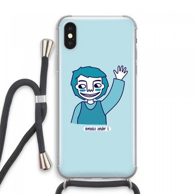 Zwaai: iPhone XS Max Transparant Hoesje met koord