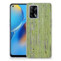 OPPO A74 4G | Bumper Hoesje | Green Wood