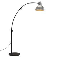 VidaXL Vloerlamp 25 w e27 150 cm vintage zilverkleurig