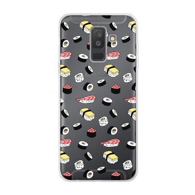 Sushi time: Samsung Galaxy A6 Plus (2018) Transparant Hoesje