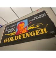 James Bond - Goldfinger Origineel Duitse Filmbanner - Doek 285 x 125 cm