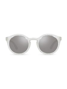 Dolce & Gabbana Kids New Pattern round-frame sunglasses - Blanc