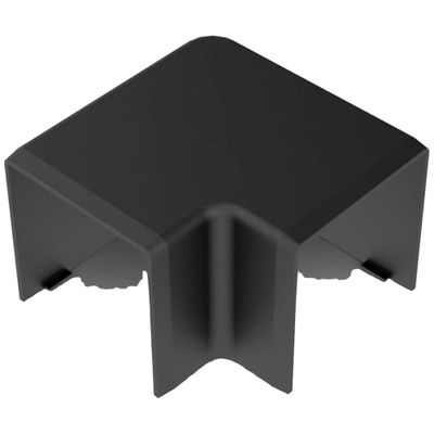 KOPOS 8643_FB Kabelgoot Vlakke winkelhaken (b x h) 40 mm x 40 mm Zwart 1 stuk(s)