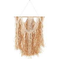 J-Line wanddecoratie Macrame - katoen - ecru|naturel - thumbnail