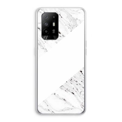 Biggest stripe: Oppo A94 5G Transparant Hoesje