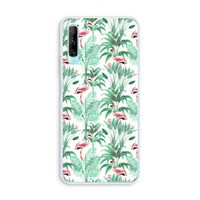 Flamingo bladeren: Huawei P Smart Pro Transparant Hoesje