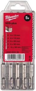 Milwaukee Set SDS-plus hamerboren - 2-kanten snijdend / cassettes SDS-Plus M2 Set - 5 stuks - 4932352338