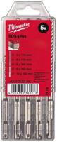 Milwaukee Set SDS-plus hamerboren - 2-kanten snijdend / cassettes SDS-Plus M2 Set - 5 stuks - 4932352338