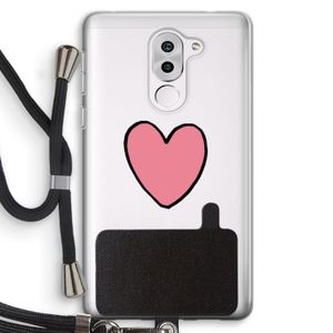 Hartje: Honor 6X Transparant Hoesje met koord