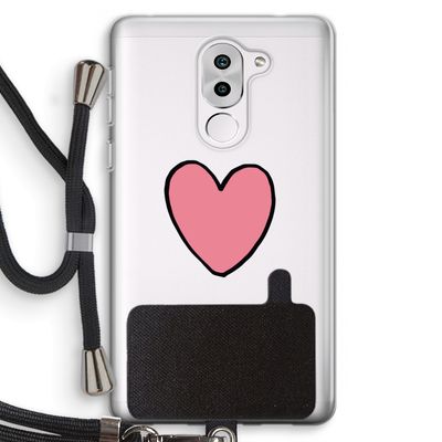 Hartje: Honor 6X Transparant Hoesje met koord